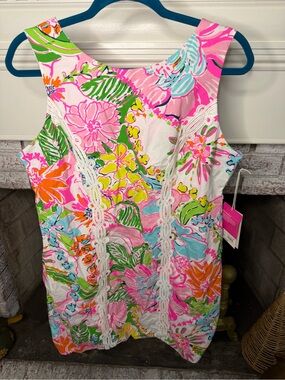 Lilly Pulitzer for Target 20th Anniversary Floral Lace Shift Dress NWT Size 16